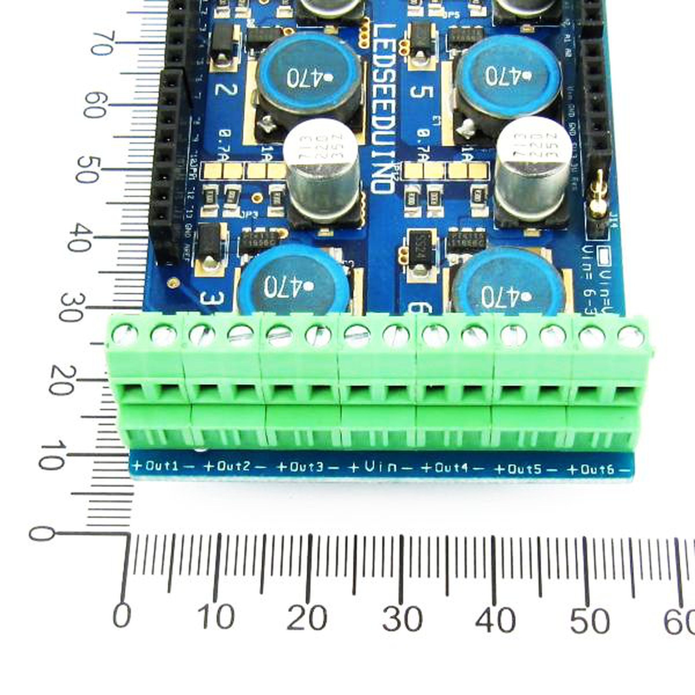 6 Channel LED Shield for Arduino (0,350,71A) from on